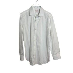 Thomas Pink mens size 17.5/44  Tailored fit Dress shirt light blue long sleeve